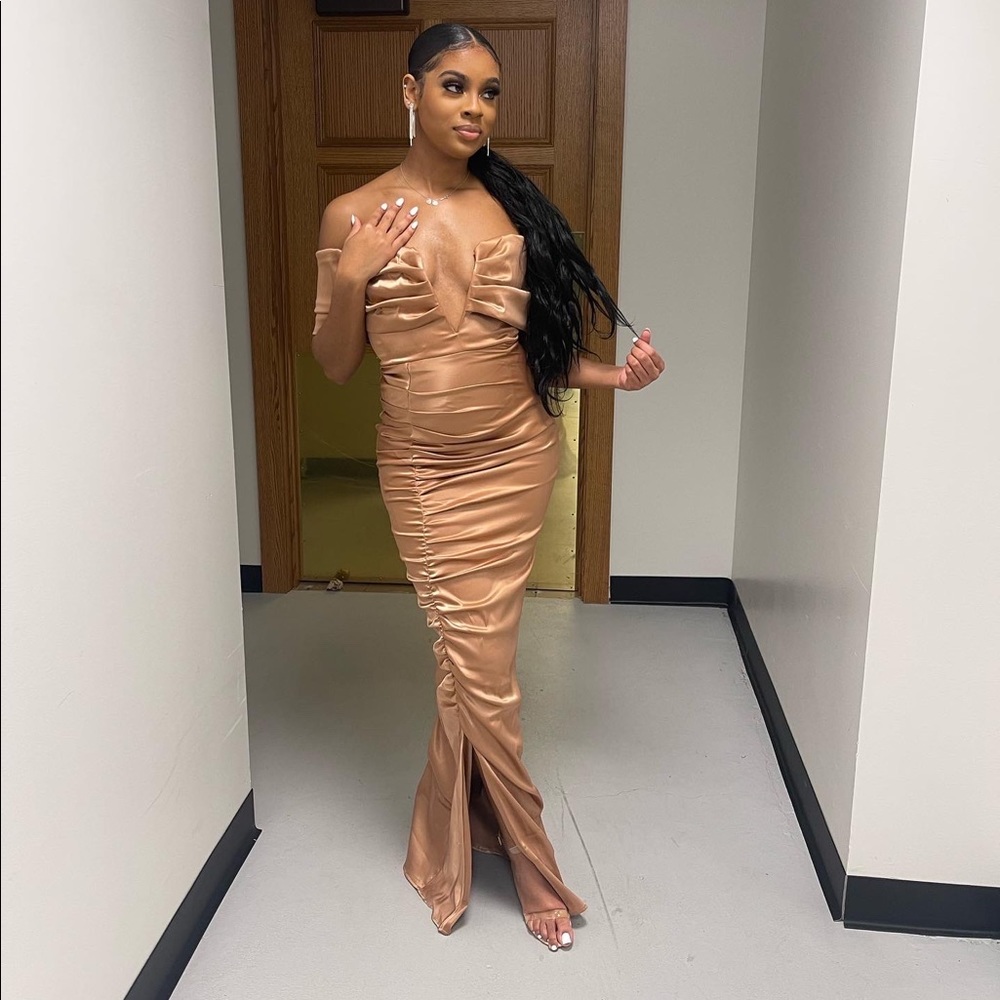 Tan Colored Gown